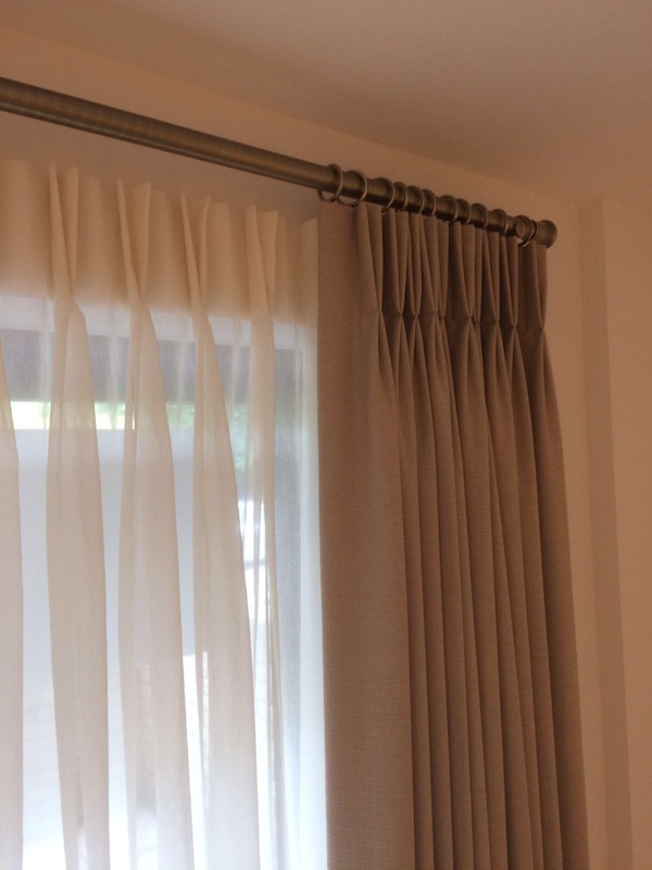 Twin Pleated Curtains Highgate