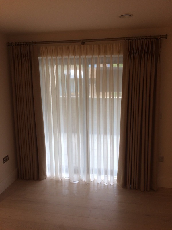 Twin Pleated Curtains Highgate