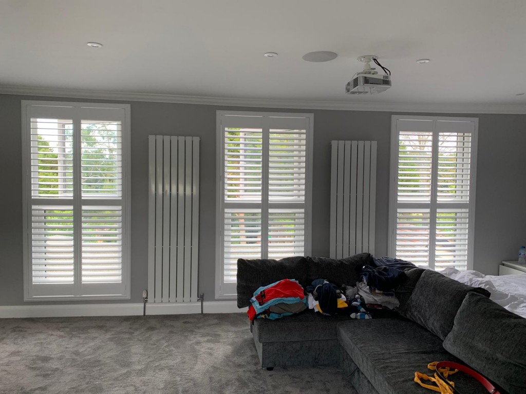 All Kinds of Blinds have just installed these deco frame shutters in Romford Essex