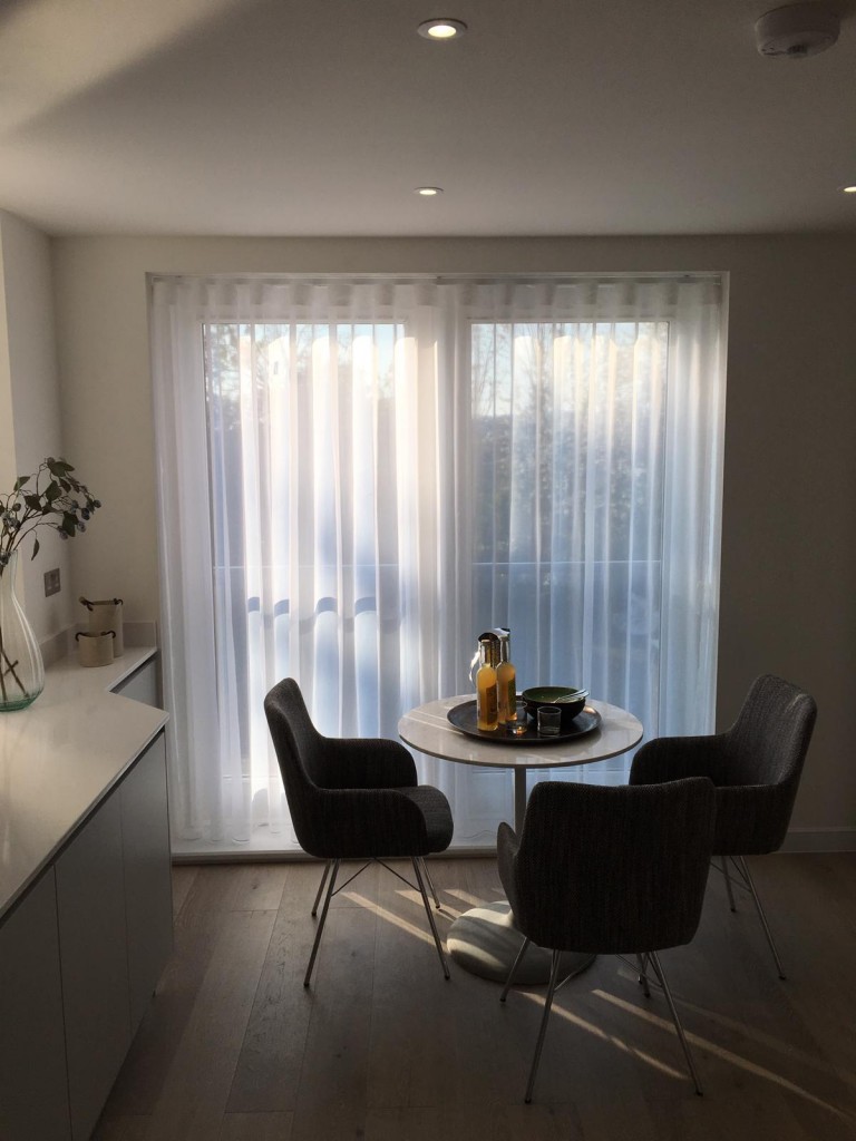 All Kinds of Blinds have just installed these voiles at a property in Dollis Park , Finchley