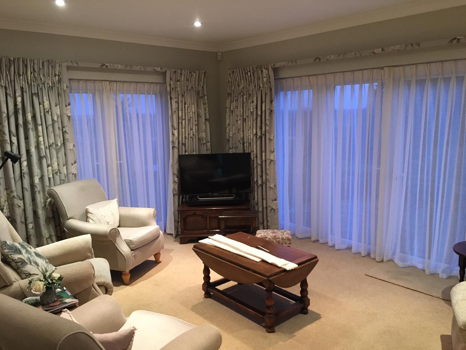 Covered lath curtains Epping